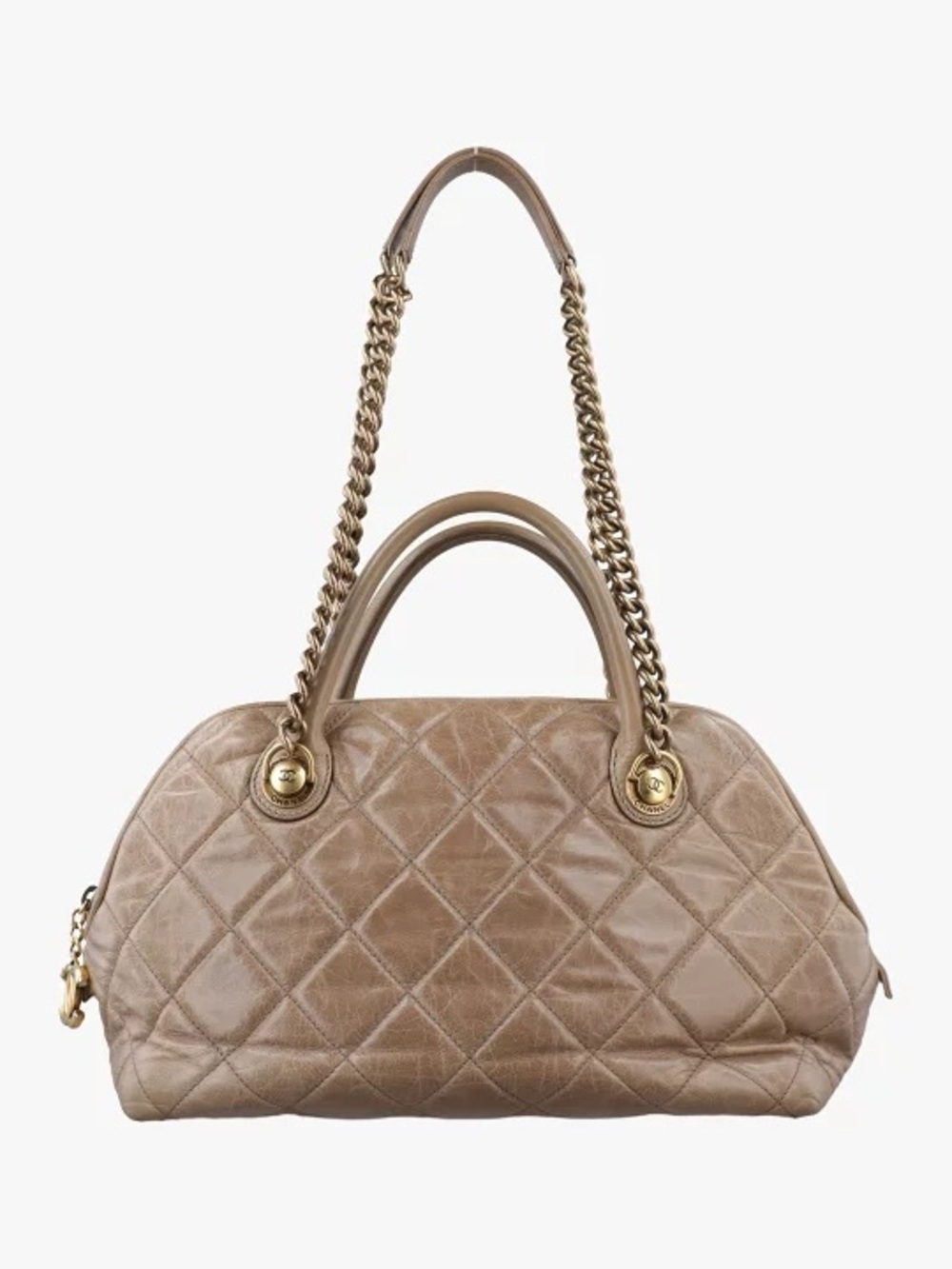Authentic CHANEL Castle Rock CC bowler bag